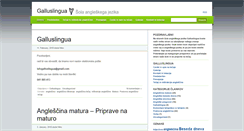 Desktop Screenshot of galluslingua.si